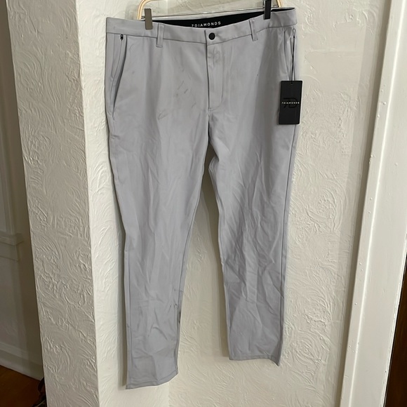 7DIAMONDS Men's Infinity Chino Pant Size 38X32 In Fog - Picture 4 of 12